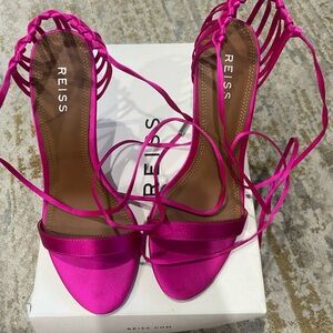 Reiss Fuchsia Strappy Heels